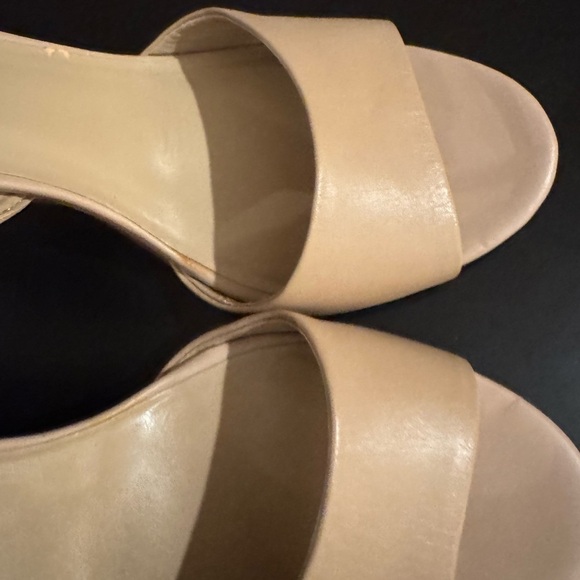 NWOT Size 11 Beige and Black 3” Leather Heels by Halston - Picture 12 of 16